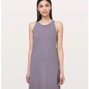 Lululemon Early Morning Sleeveless Mini Dress in Dusty Lavender